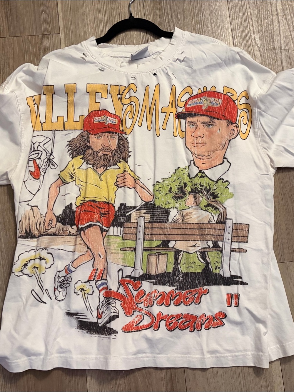 Vale Forest Gump Distressed Tee